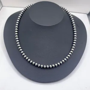 Sterling Silver Beaded Necklace