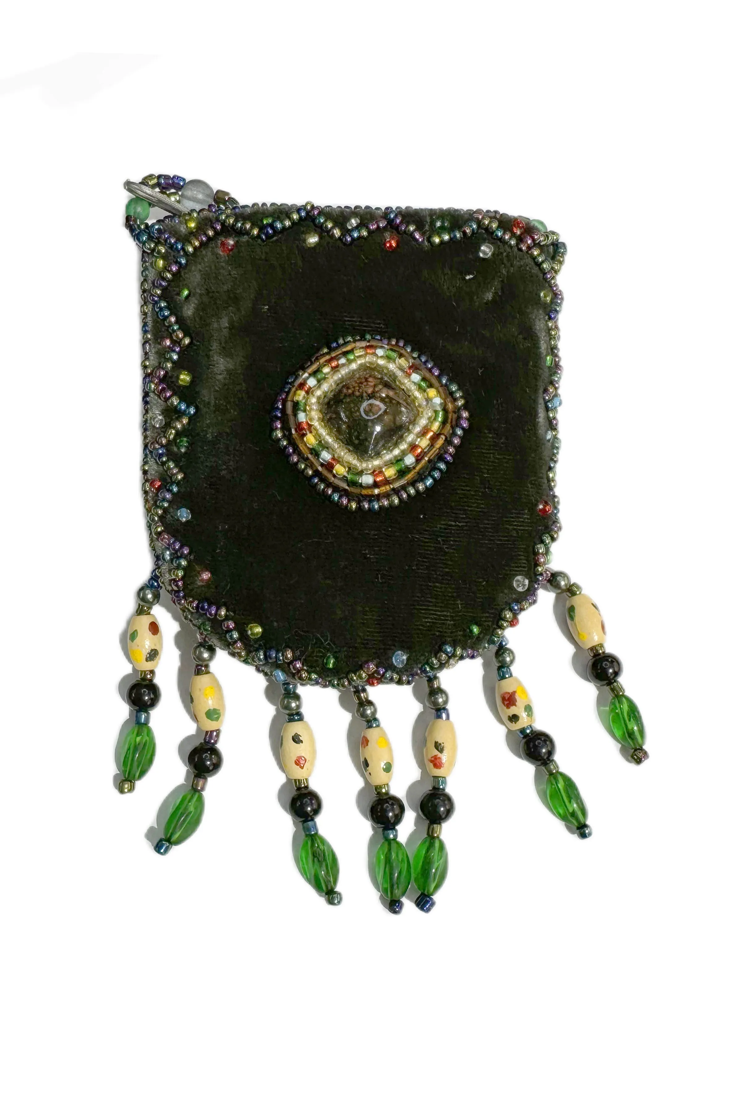 Stone Velvet Small Amulet Bag/Necklaces V0718