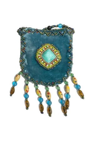Stone Velvet Small Amulet Bag/Necklaces V0718