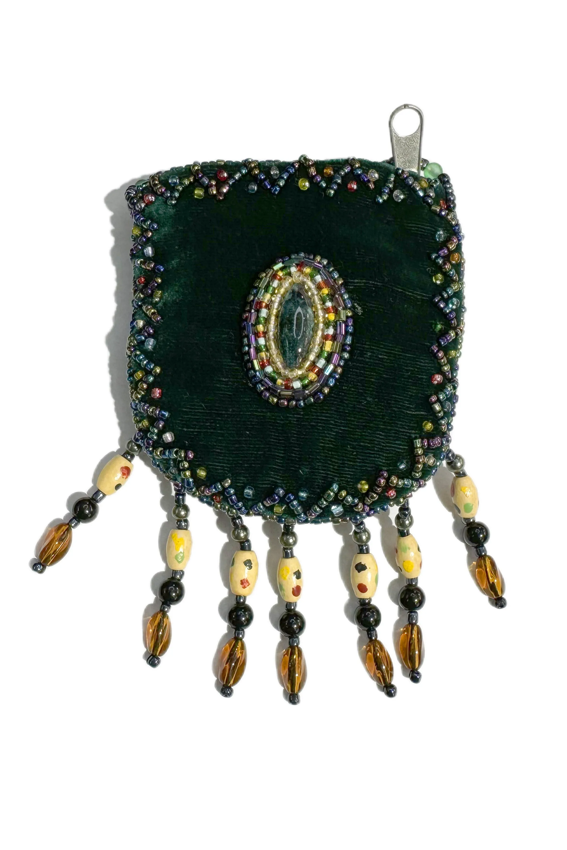 Stone Velvet Small Amulet Bag/Necklaces V0720