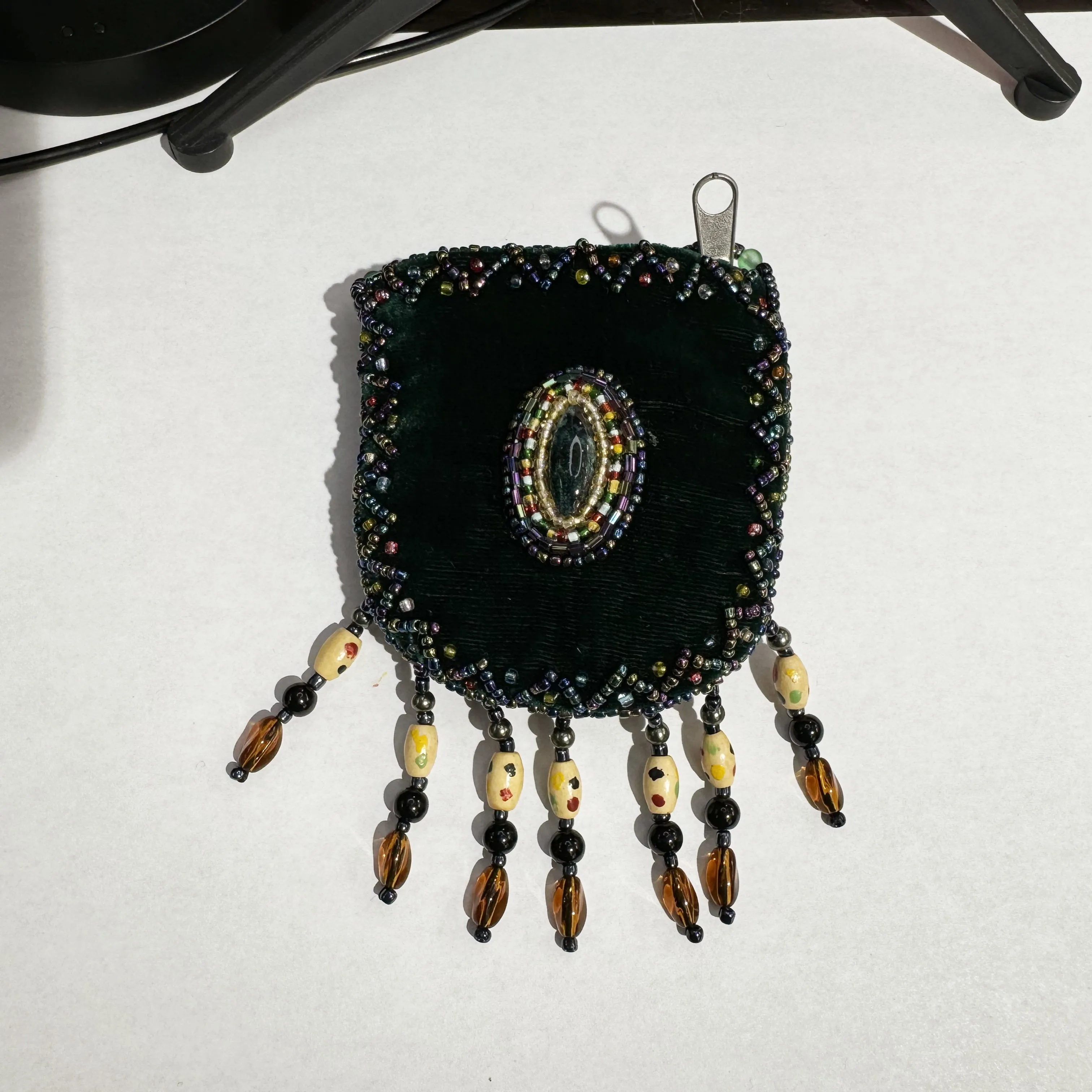 Stone Velvet Small Amulet Bag/Necklaces V0720