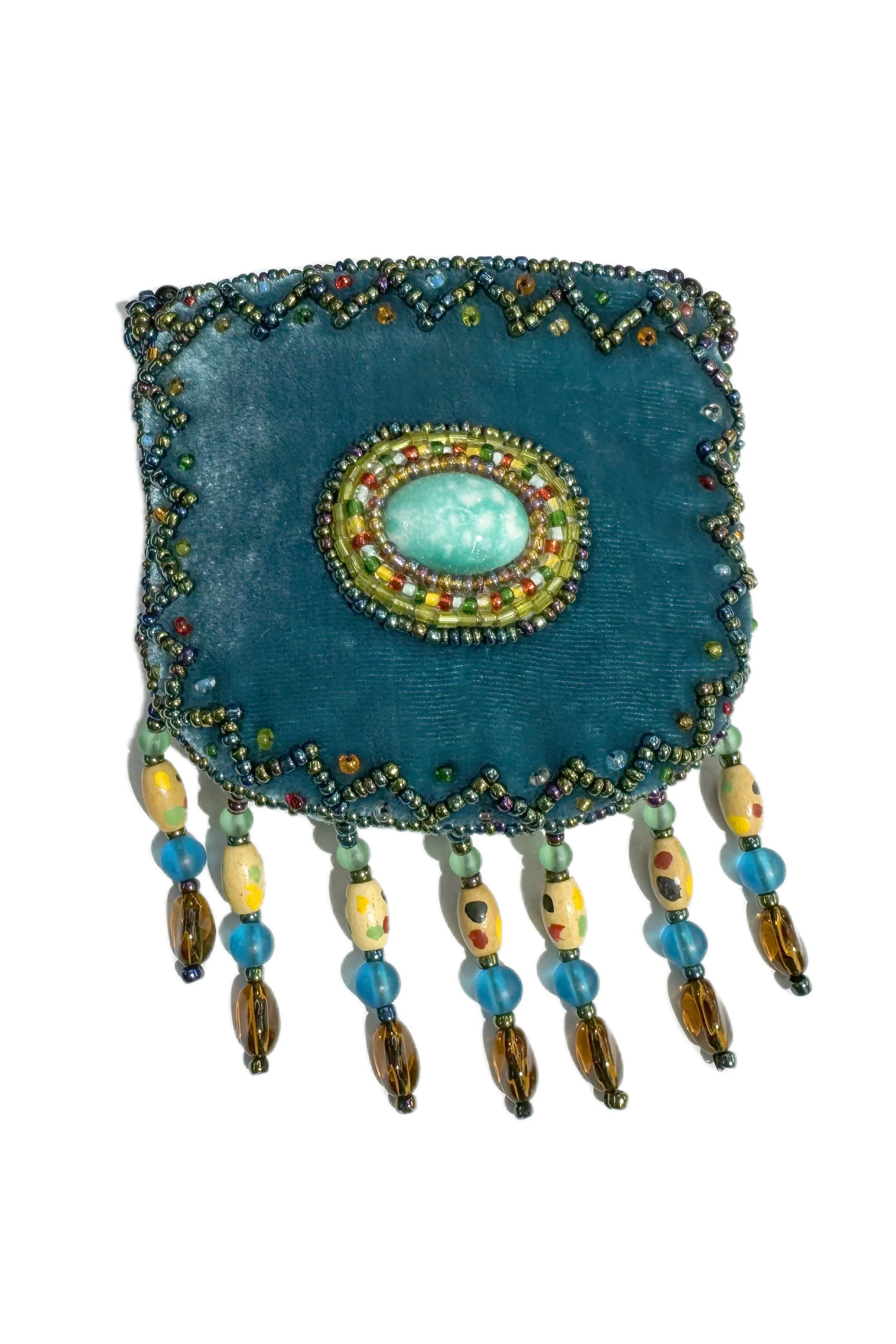 Stone Velvet Small Amulet Bag/Necklaces V0720
