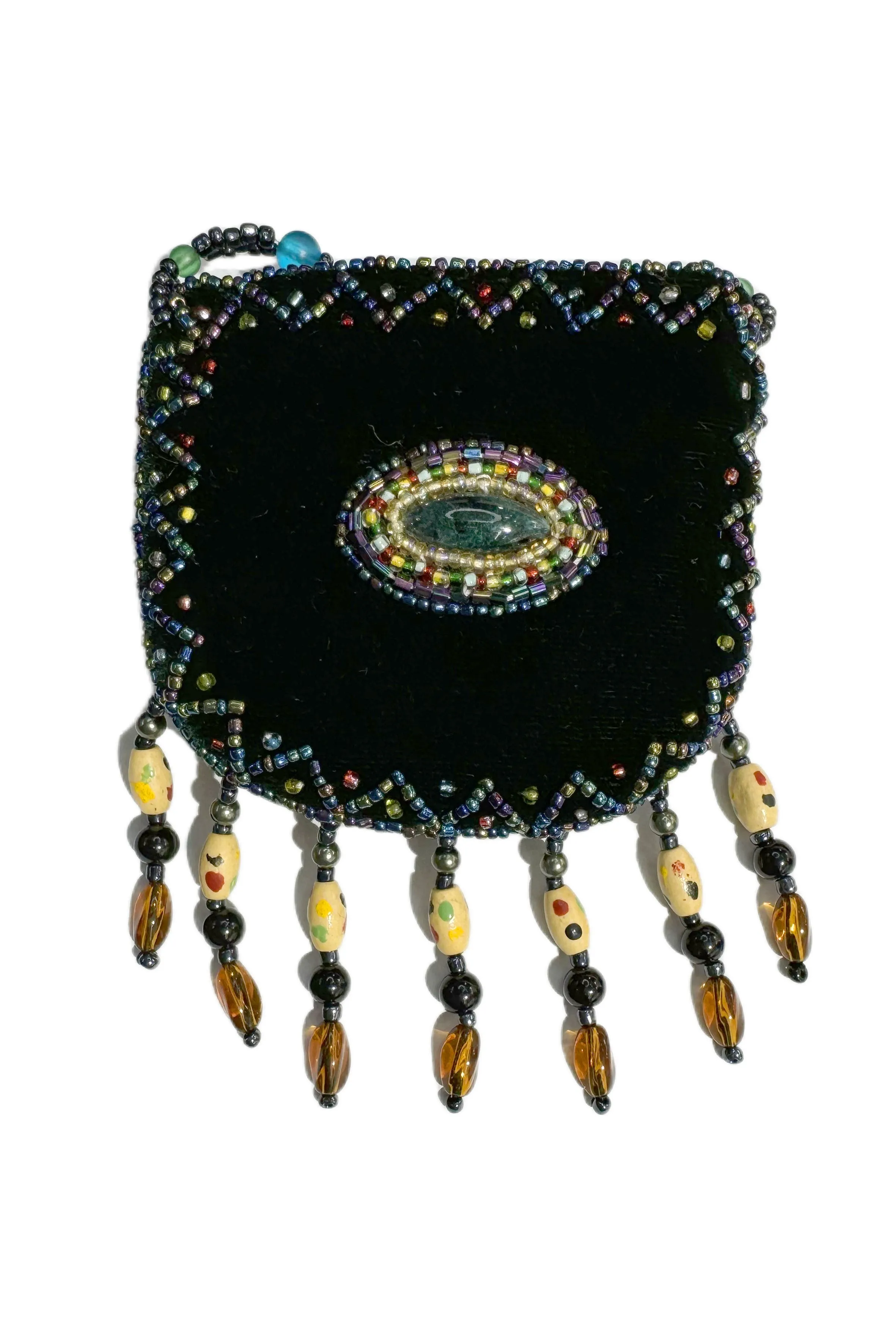 Stone Velvet Small Amulet Bag/Necklaces V0720