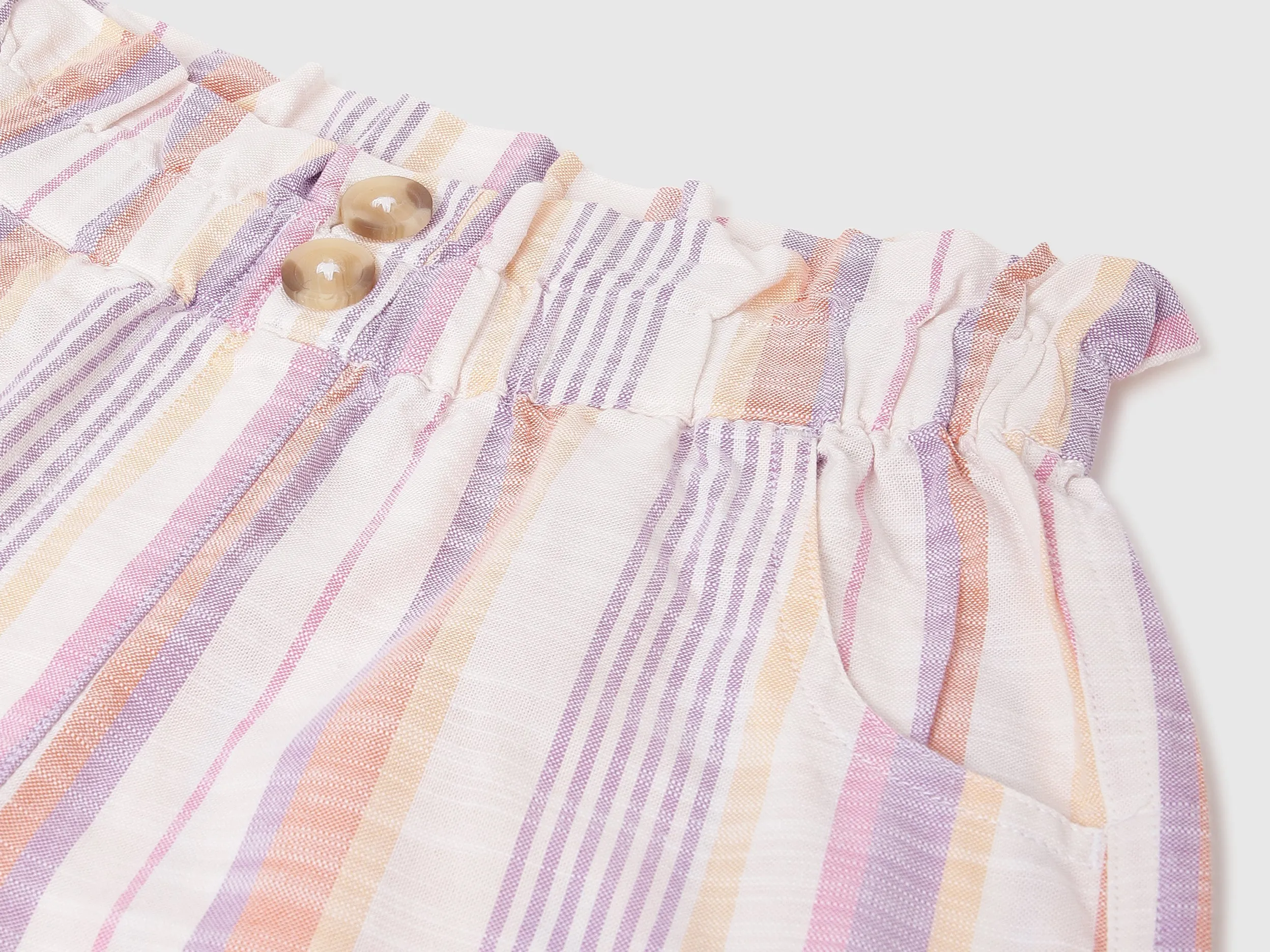 Striped Regular Fit Shorts