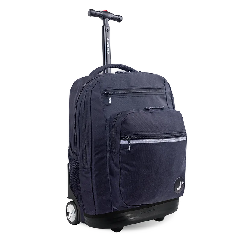Sundance Laptop Rolling Backpack (20 Inch) in Black