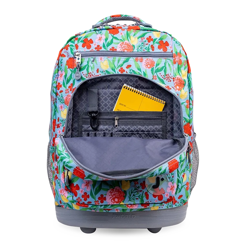 Sundance Laptop Rolling Backpack (20 Inch) in Flora