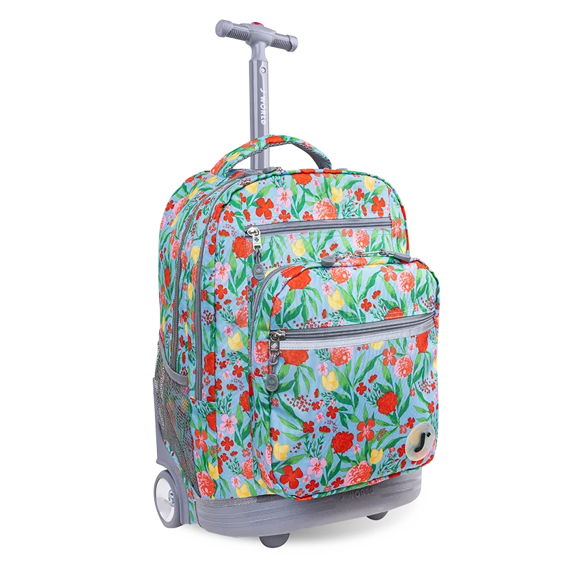 Sundance Laptop Rolling Backpack (20 Inch) in Flora