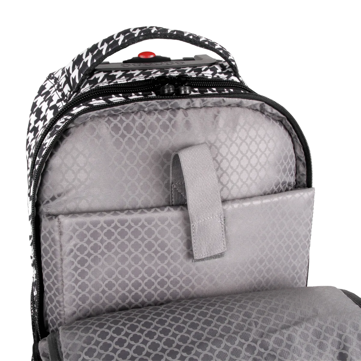 Sundance Laptop Rolling Backpack (20 Inch) in Houndstooth - Final Sale