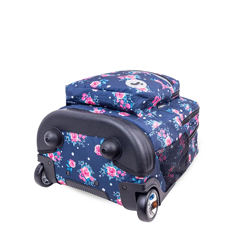 Sundance Laptop Rolling Backpack (20 Inch) in Navy Rose