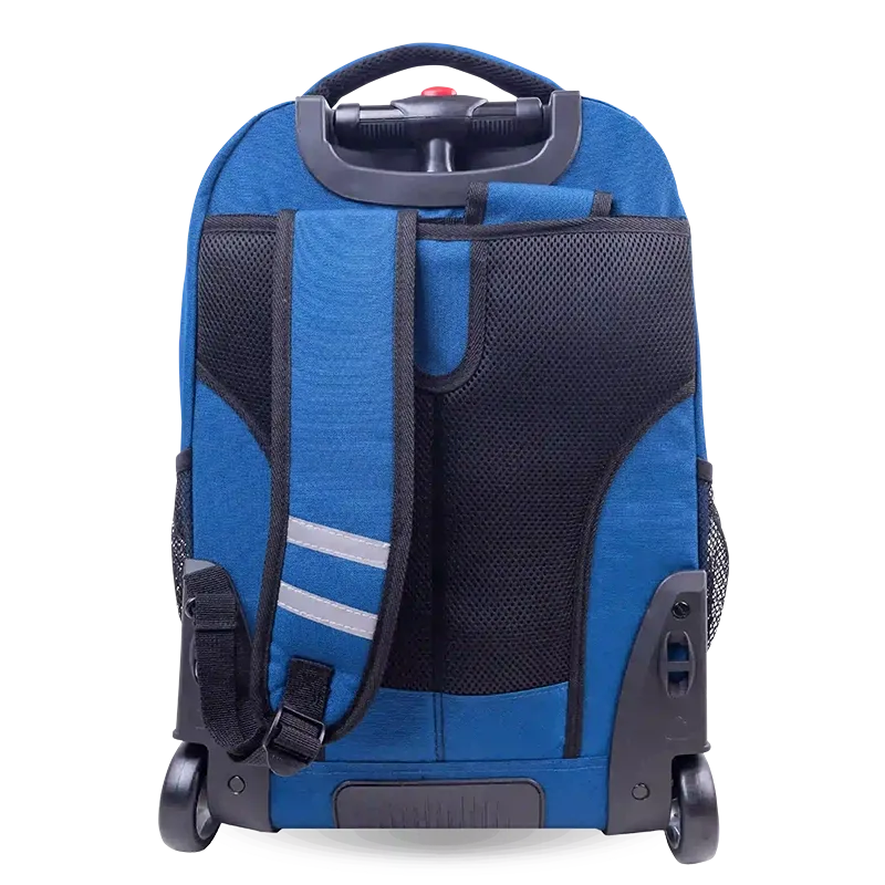 Sundance Laptop Rolling Backpack (20 Inch) in Navy