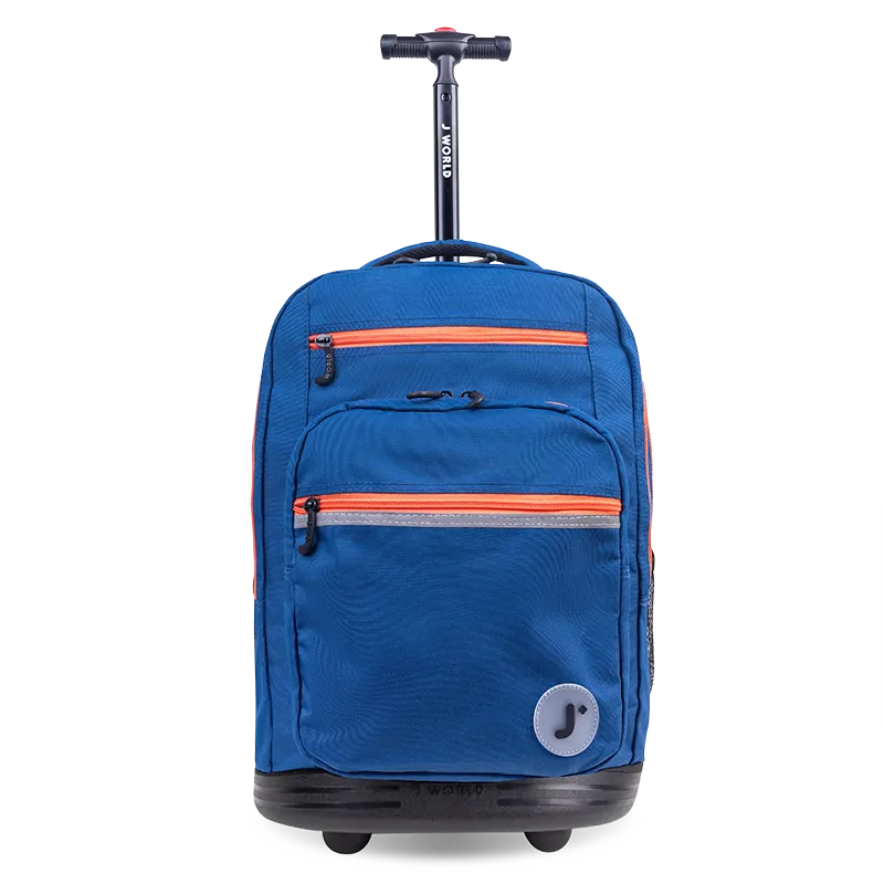 Sundance Laptop Rolling Backpack (20 Inch) in Navy