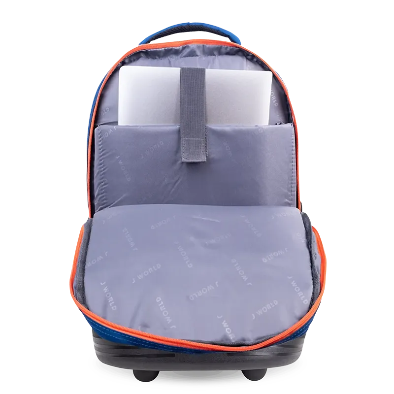 Sundance Laptop Rolling Backpack (20 Inch) in Navy