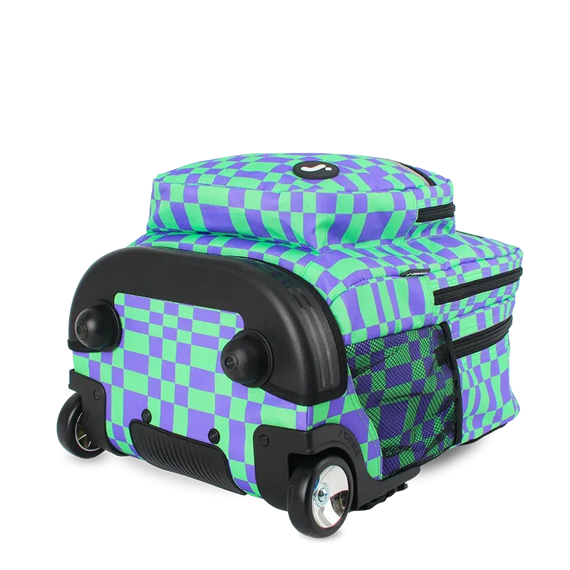 Sundance Laptop Rolling Backpack (20 Inch) in Pixel Checkers
