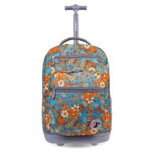 Sundance Laptop Rolling Backpack (20 Inch) in Retro Bloom