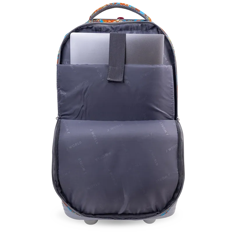 Sundance Laptop Rolling Backpack (20 Inch) in Retro Bloom