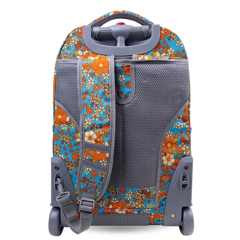 Sundance Laptop Rolling Backpack (20 Inch) in Retro Bloom