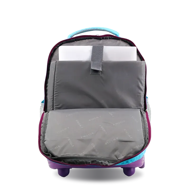Sundance Laptop Rolling Backpack (20 Inch) in Sky Blue