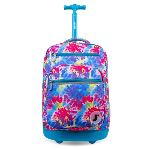 Sundance Laptop Rolling Backpack (20 Inch) in Tie Dye - Final Sale
