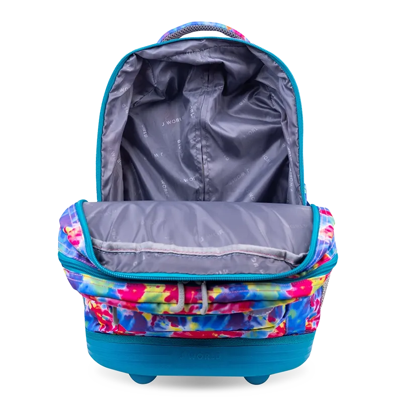 Sundance Laptop Rolling Backpack (20 Inch) in Tie Dye - Final Sale