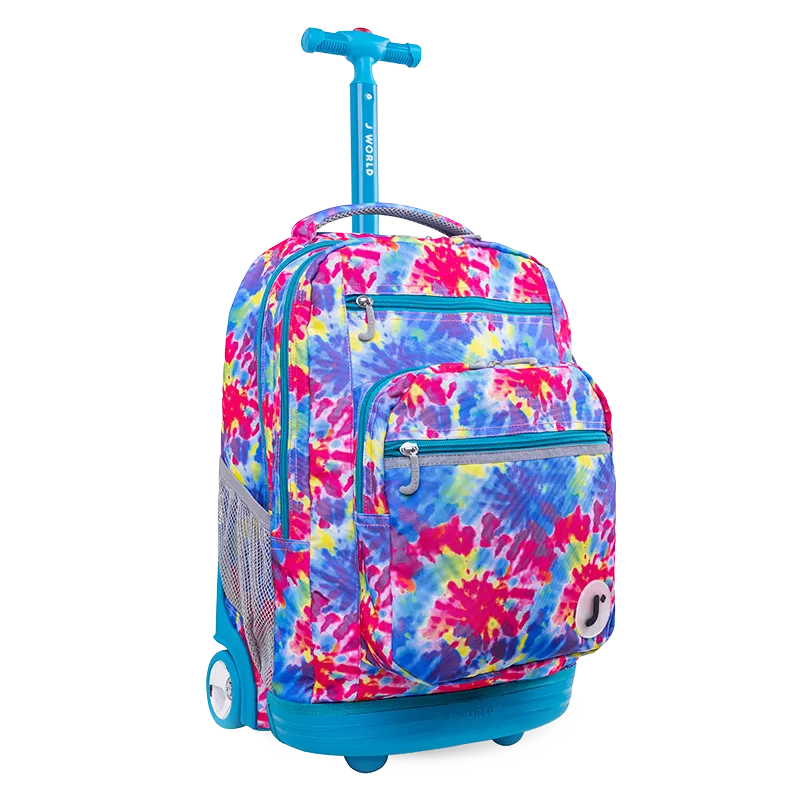 Sundance Laptop Rolling Backpack (20 Inch) in Tie Dye - Final Sale
