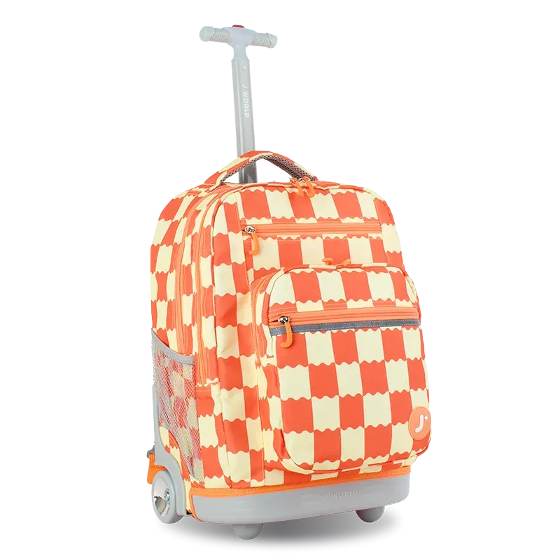 Sundance Laptop Rolling Backpack (20 Inch) in Wiggle Coral
