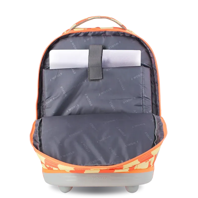 Sundance Laptop Rolling Backpack (20 Inch) in Wiggle Coral