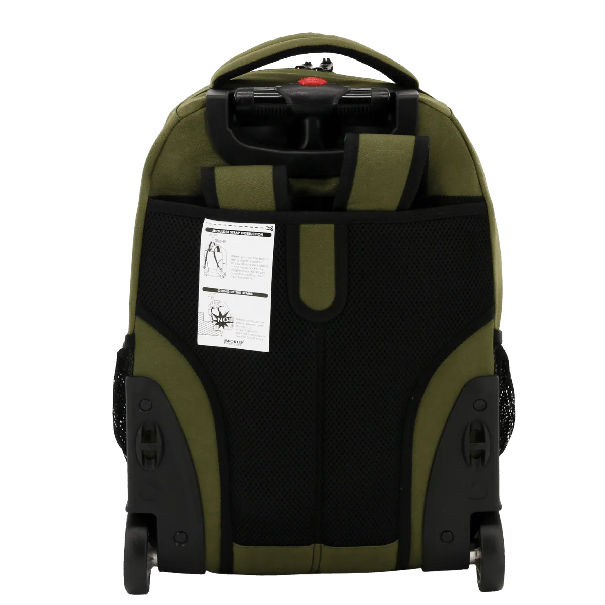 Sunlight Rolling Backpack (18 Inch) in Olive - Final Sale
