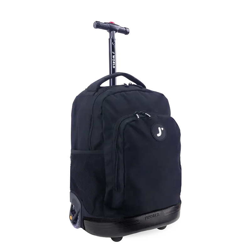 Sunny Rolling Backpack (17 Inch) in Black