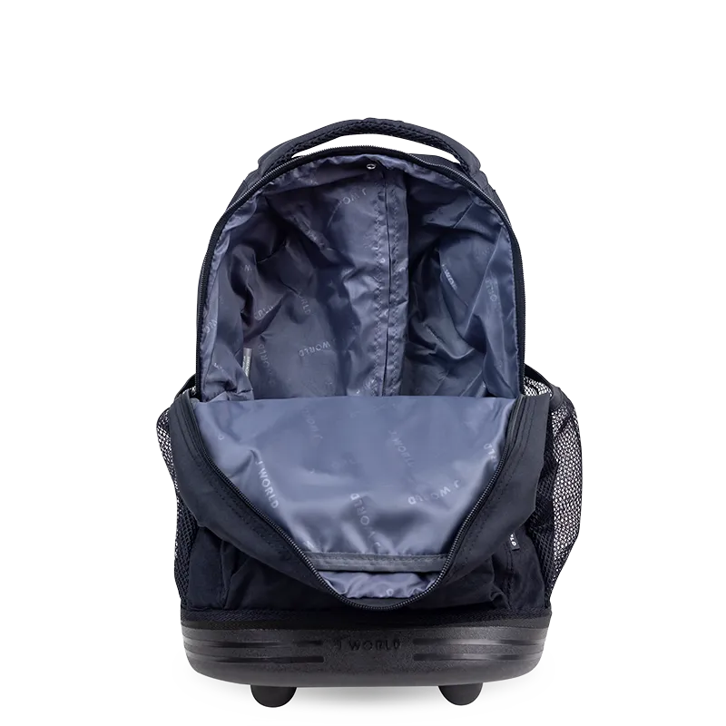 Sunny Rolling Backpack (17 Inch) in Black