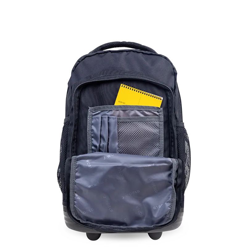 Sunny Rolling Backpack (17 Inch) in Black