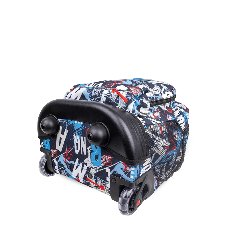 Sunny Rolling Backpack (17 Inch) in Graffiti