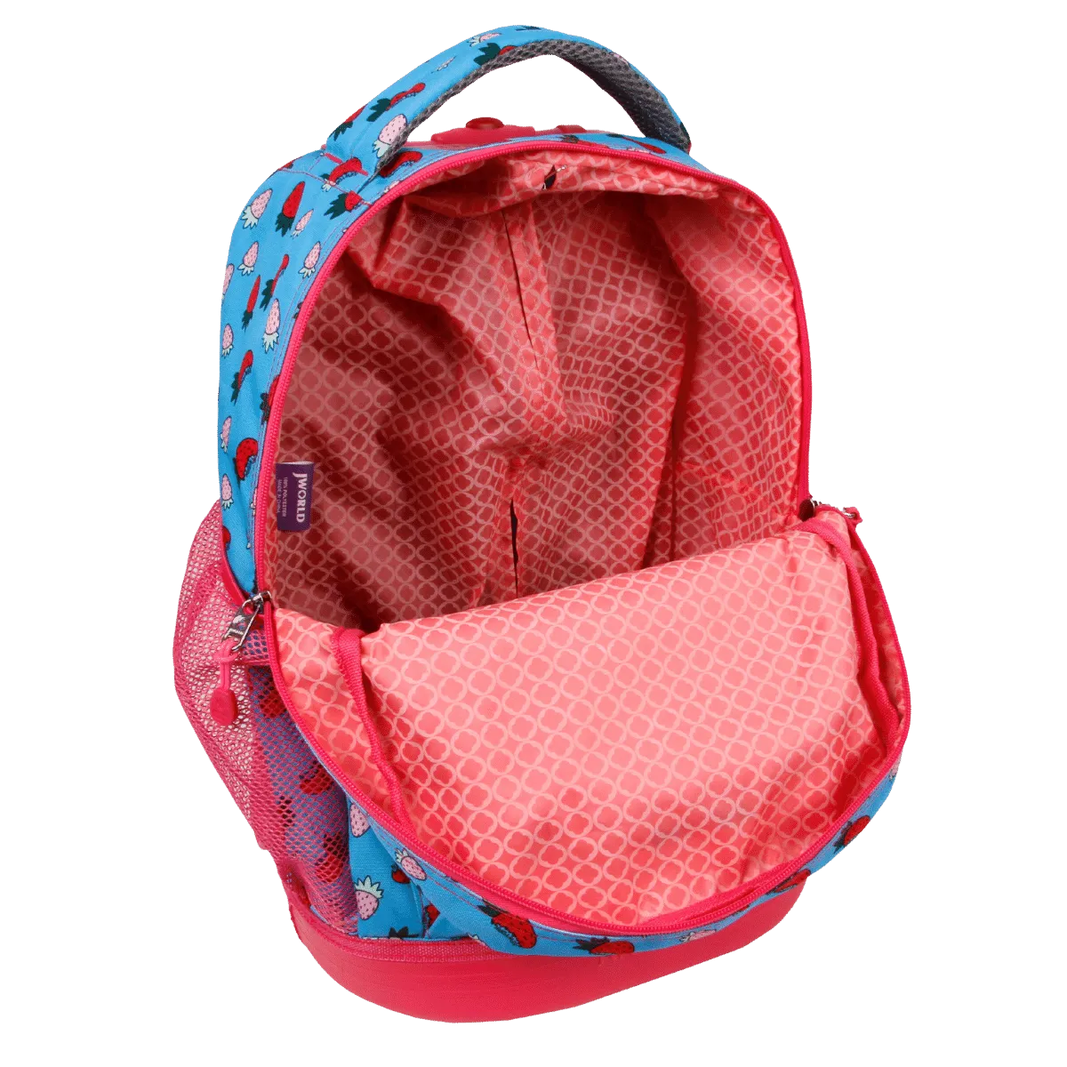Sunny Rolling Backpack (17 Inch) in Strawberry - Final Sale