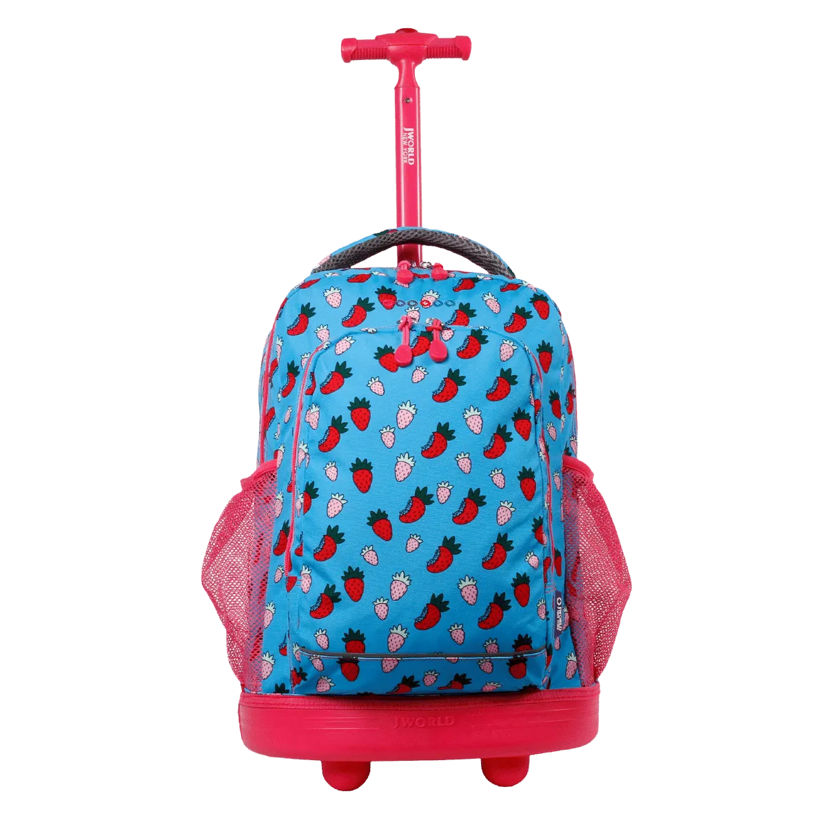 Sunny Rolling Backpack (17 Inch) in Strawberry - Final Sale