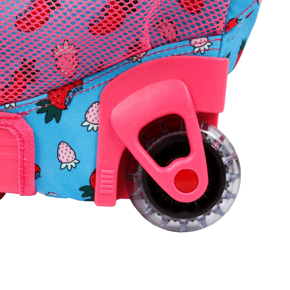 Sunny Rolling Backpack (17 Inch) in Strawberry - Final Sale