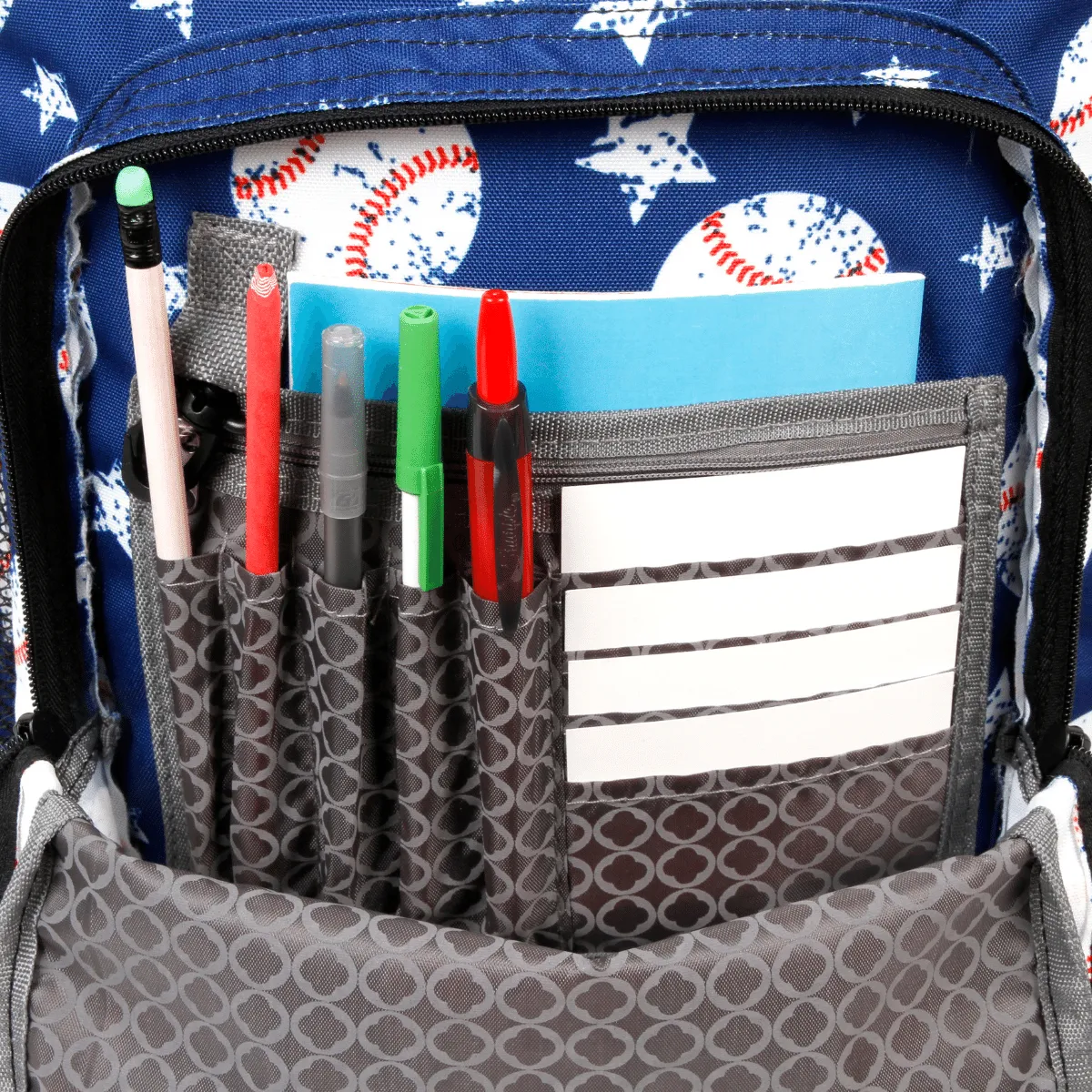 Sunrise Rolling Backpack (18 Inch) in Baseball - Final Sale