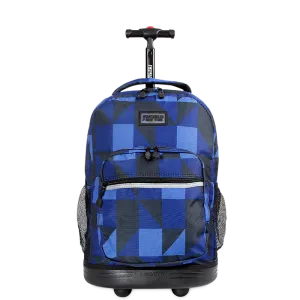 Sunrise Rolling Backpack (18 Inch) in Block Navy