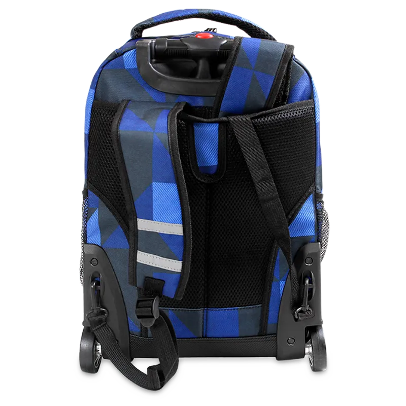 Sunrise Rolling Backpack (18 Inch) in Block Navy