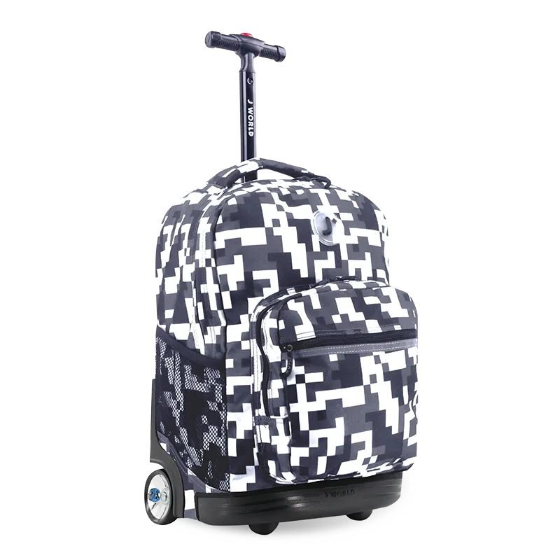 Sunrise Rolling Backpack (18 Inch) in Camo