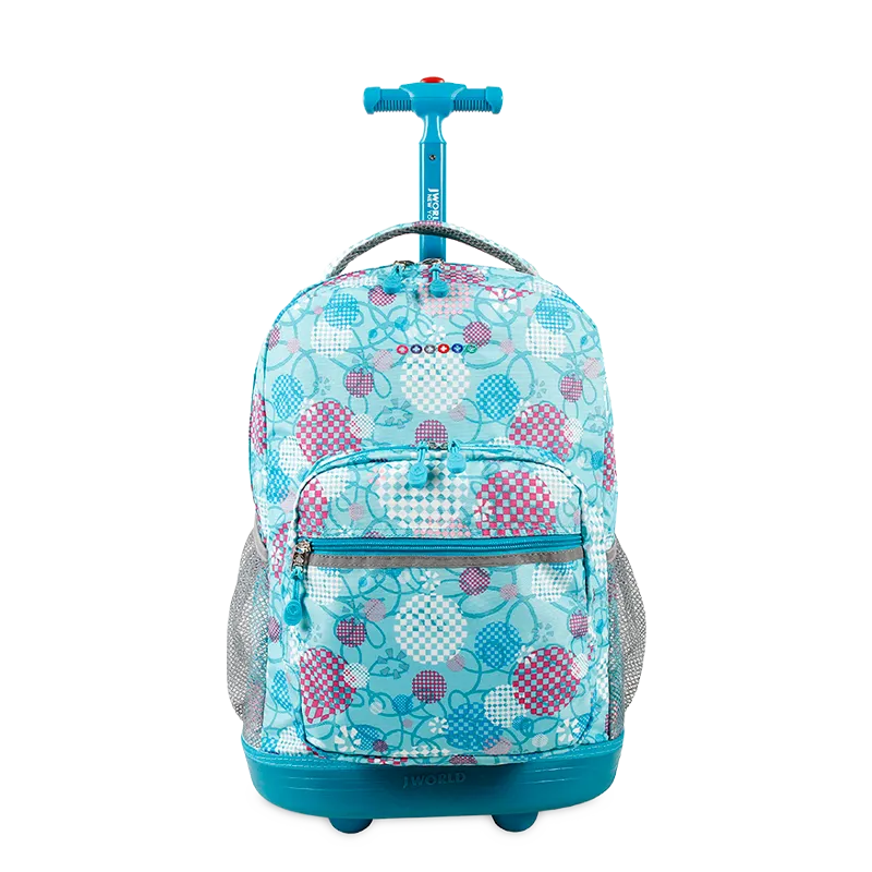 Sunrise Rolling Backpack (18 Inch) in Dandelion - Final Sale