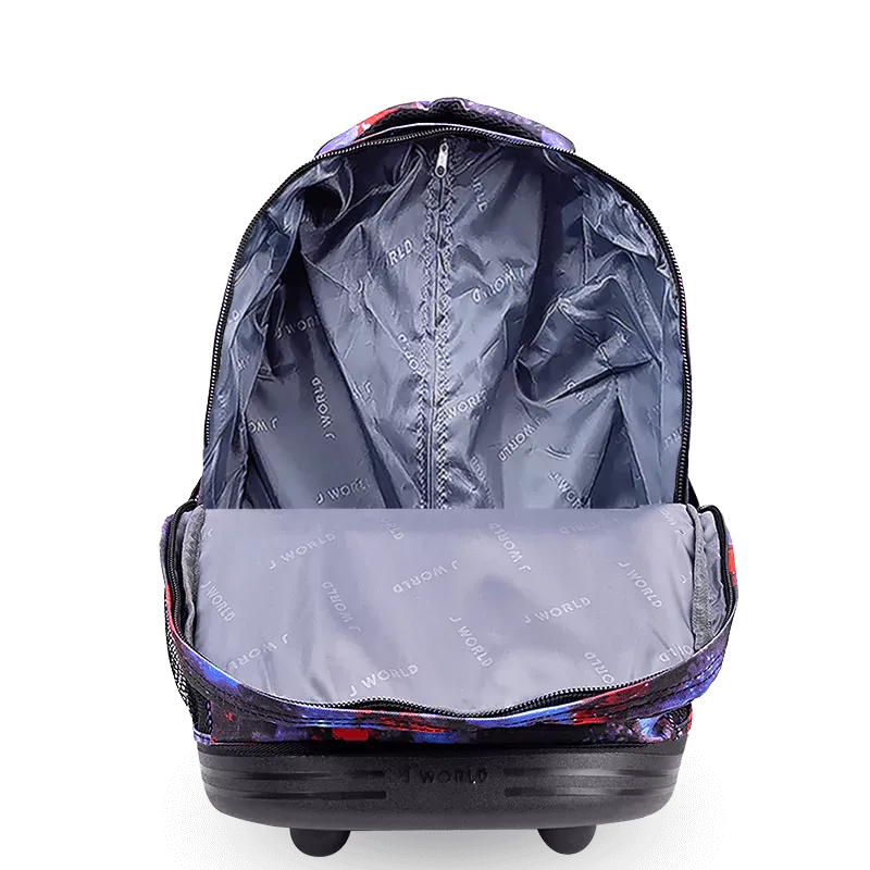 Sunrise Rolling Backpack (18 Inch) in Galaxy