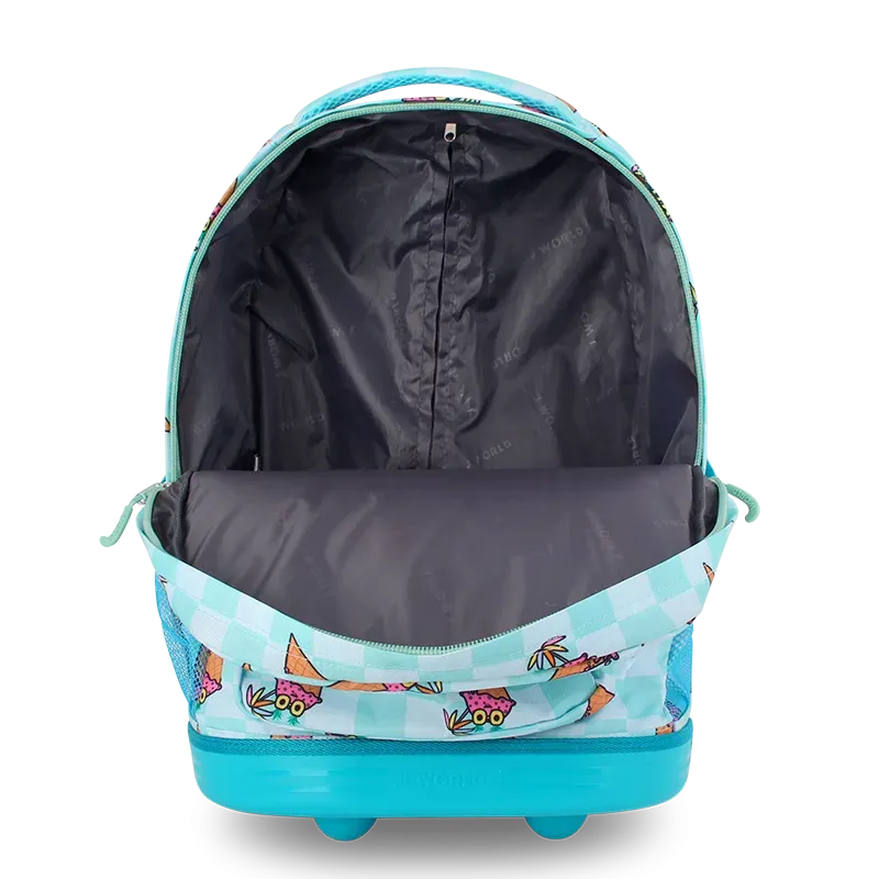Sunrise Rolling Backpack (18 Inch) in Ice Cone