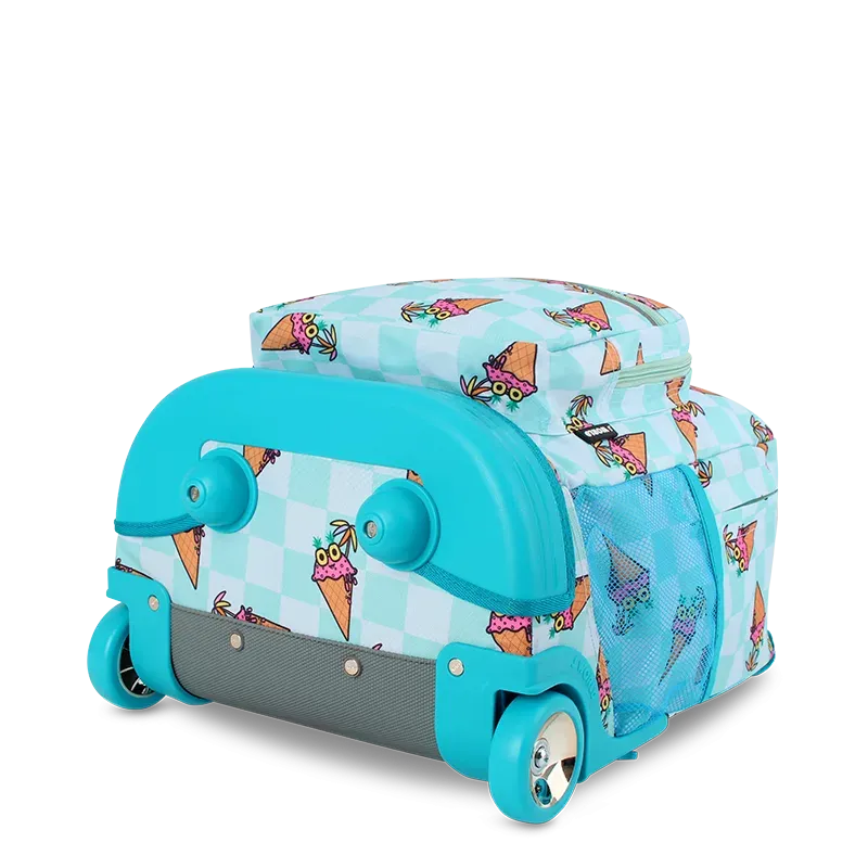 Sunrise Rolling Backpack (18 Inch) in Ice Cone