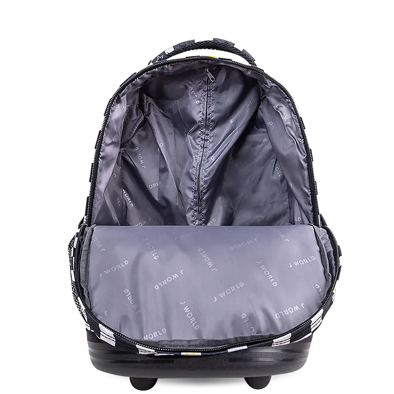 Sunrise Rolling Backpack (18 Inch) in Icon Checkers
