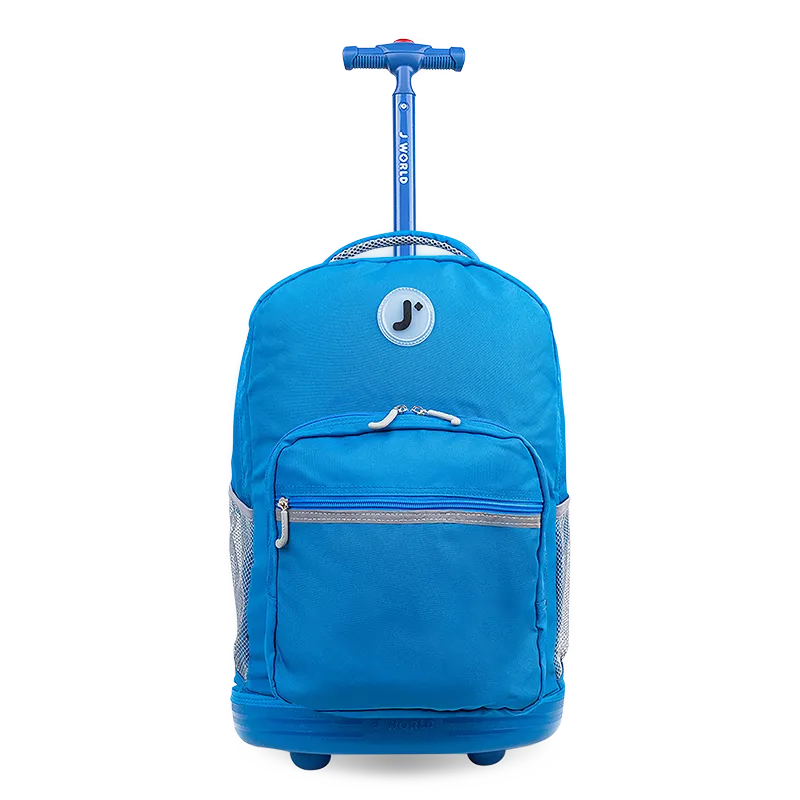 Sunrise Rolling Backpack (18 Inch) in Indigo