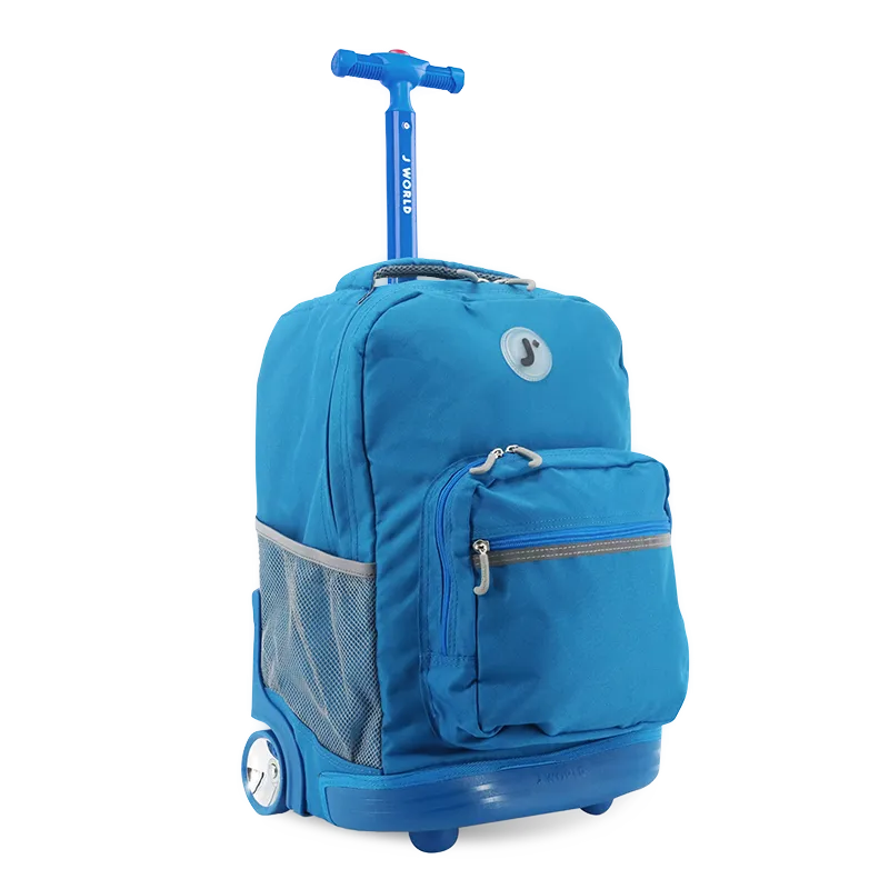 Sunrise Rolling Backpack (18 Inch) in Indigo