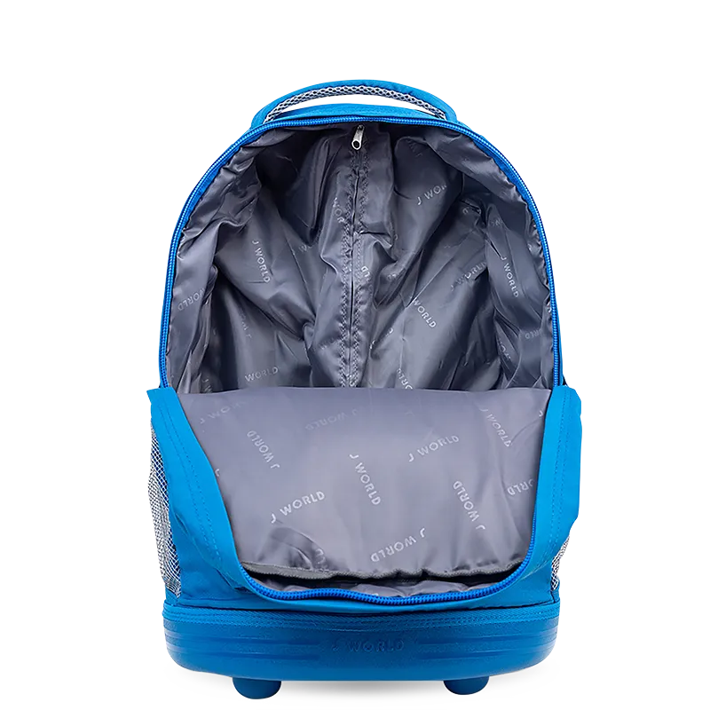 Sunrise Rolling Backpack (18 Inch) in Indigo