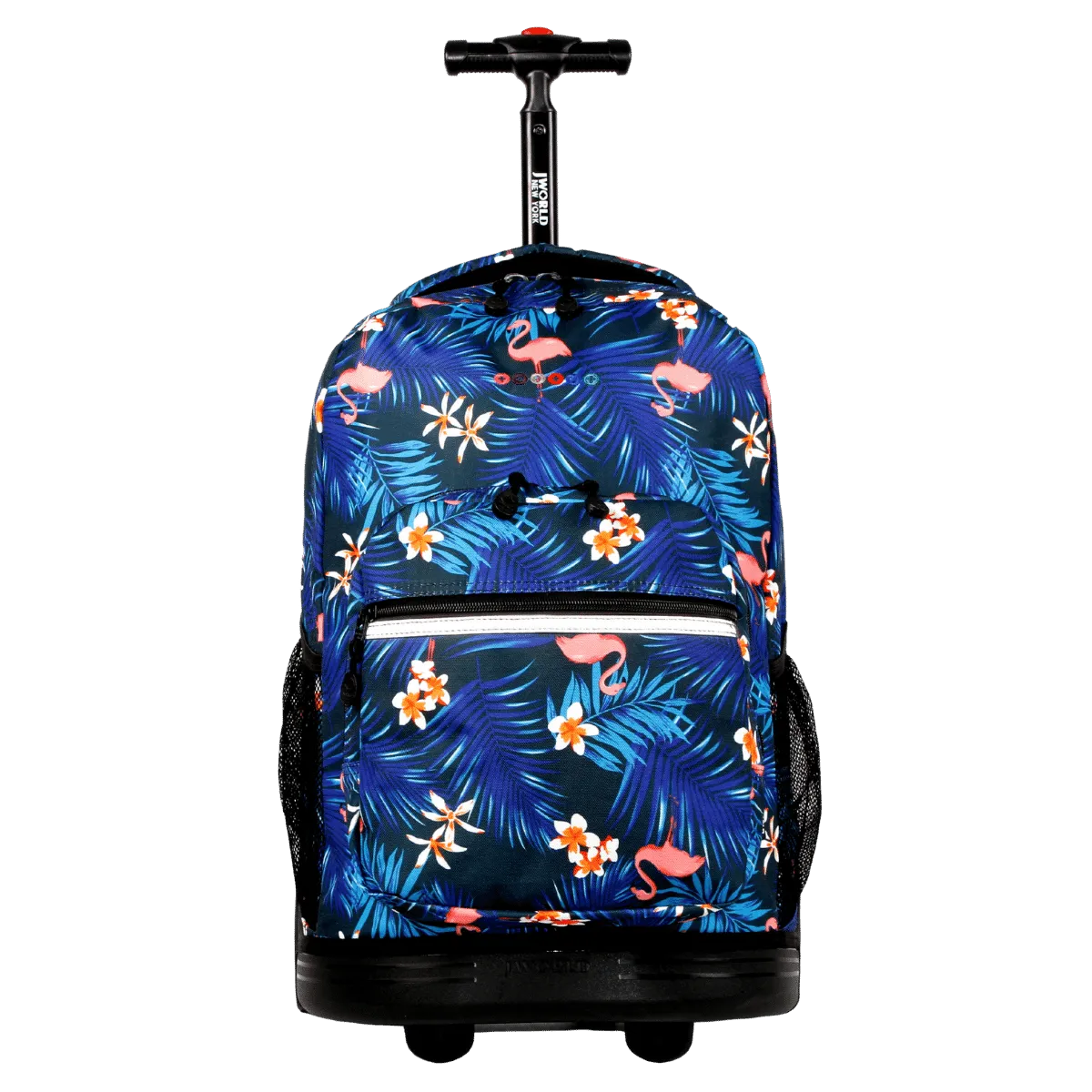 Sunrise Rolling Backpack (18 Inch) in New Flamingo - Final Sale