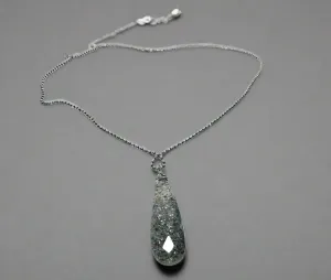 Sunstone Necklace/Gemstone, Teardrop