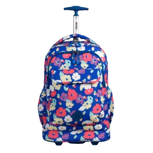 Sweep Rolling Backpack (18 Inch) in Petals - Final Sale