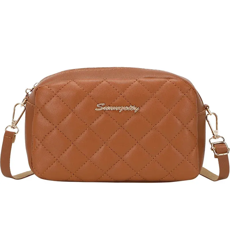 Tassel Small Messenger Bag for Women – Trendy Lingge Embroidery Camera Shoulder Bag